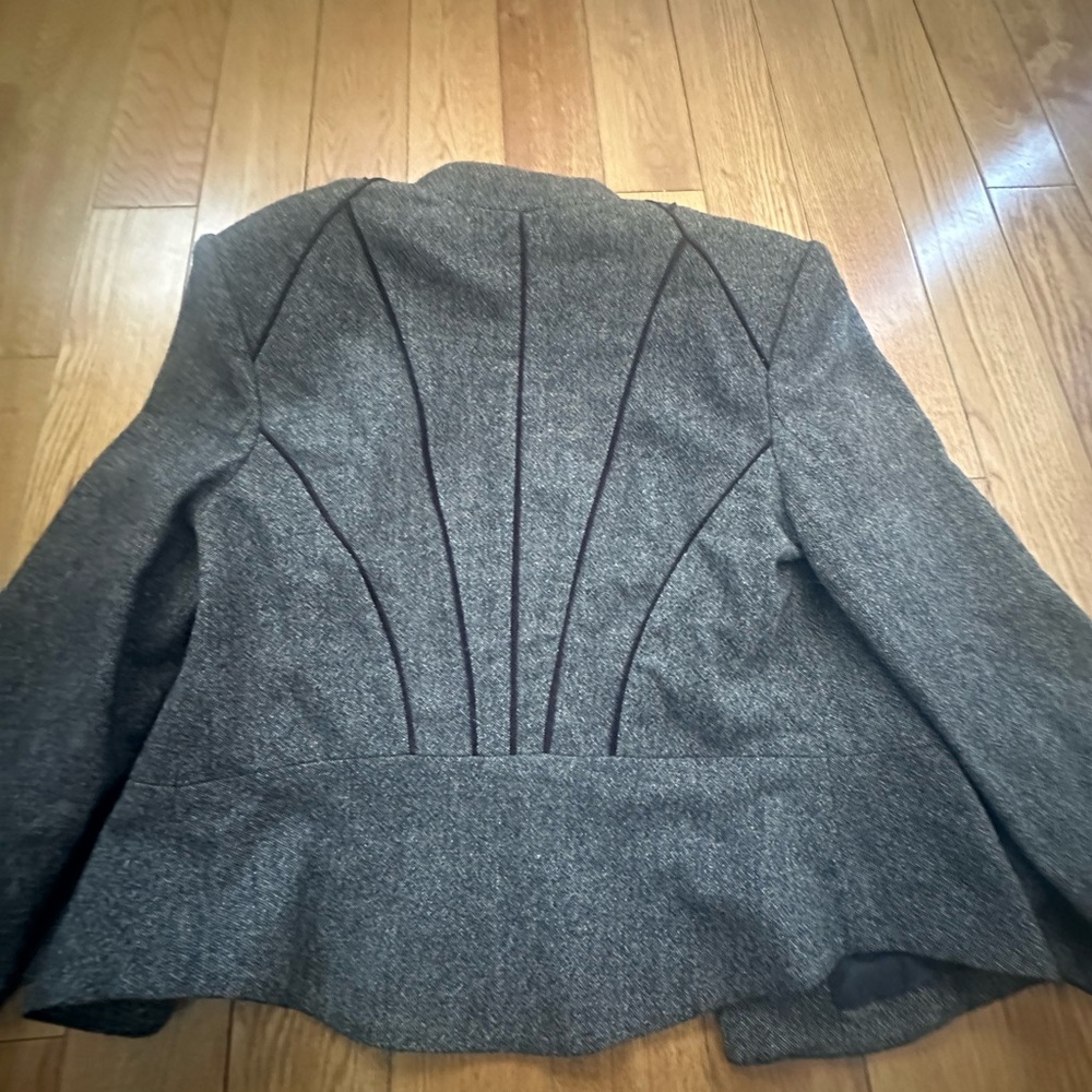 Grace Elements Black and Gray Wool Jacket - image 4